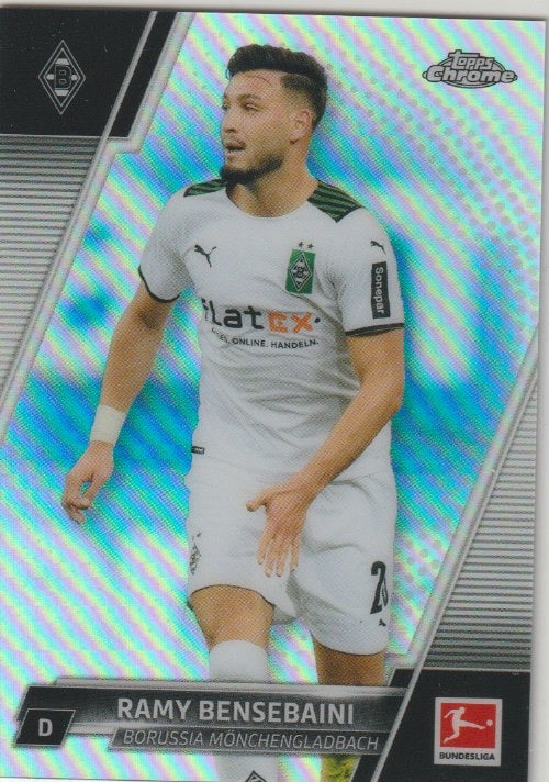 Soccer 2021-22 Topps Chrome Bundesliga Refractors - No. 79 - Ramy Bensebaini