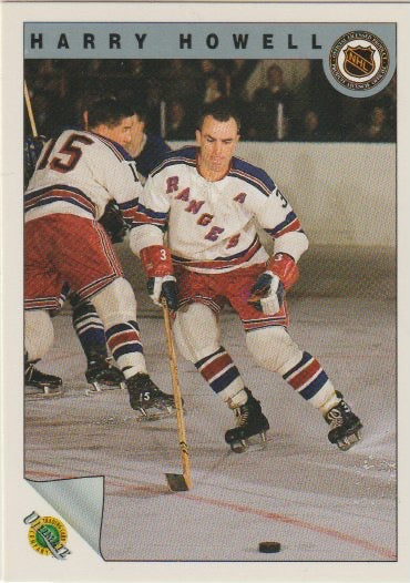 NHL 1991-92 Ultimate Original Six - No 23 - Harry Howell