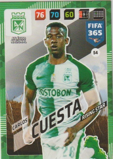 Fussball 2018 Panini FIFA 365 Adrenalyn XL - No 54 - Carlos Cuesta