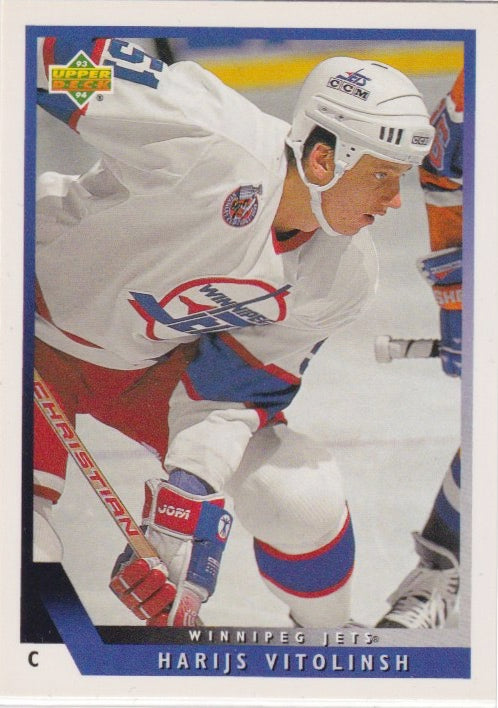 NHL 1993 / 94 Upper Deck - No 428 - Harijs Vitolinsh