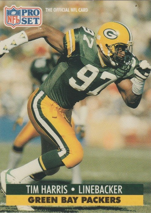 NFL 1991 ProSet - No 154 - Tim Harris