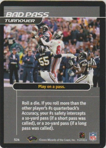 NFL 2001 Showdown 1st Edition Strategy - No S24 - Junior Seau / Bert Emanuel