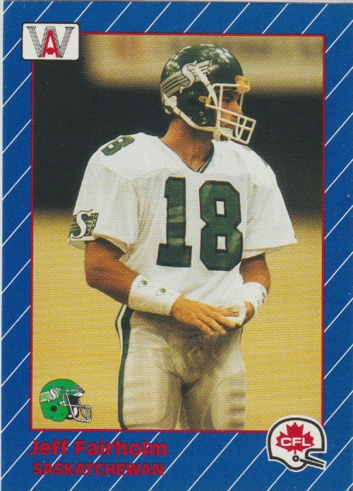 NFL 1991 AW Sports CFL - No 76 - Jeff Fairholm
