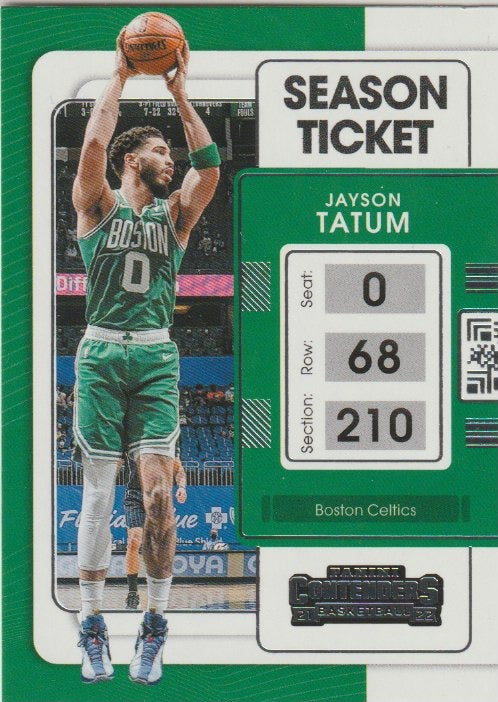 NBA 2021-22 Panini Contenders - No 44 - Jayson Tatum