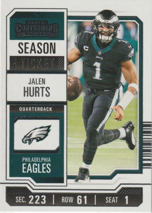 NFL 2023 Panini Contenders - No 81 - Jalen Hurts