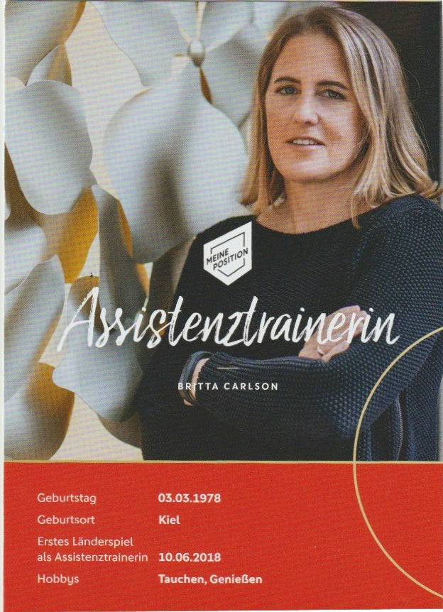 Soccer - Autograph - Britta Carlson