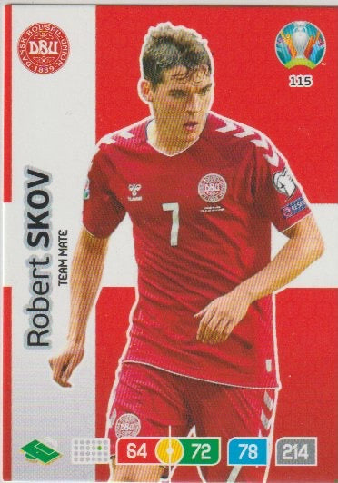 Fussball 2020-21 Panini UEFA Euro 2020 Adrenalyn XL Premium - No 115 - Robert Skov