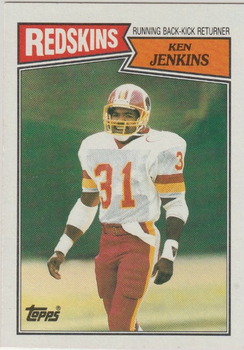 NFL 1987 Topps - No 67 - Ken Jenkins
