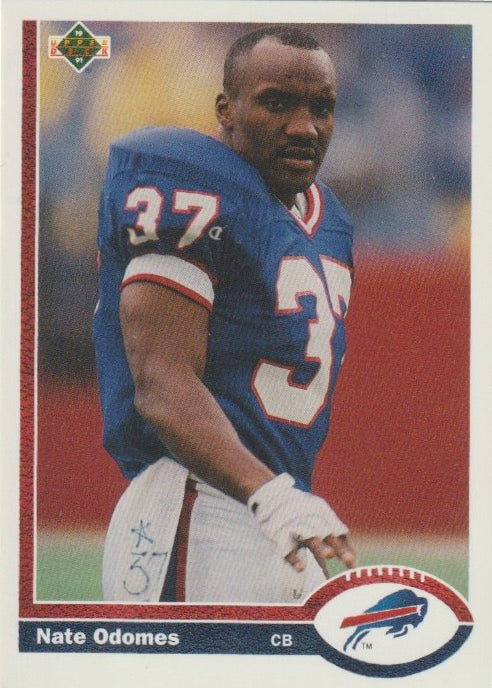 NFL 1991 Upper Deck - No 349 - Nate Odomes