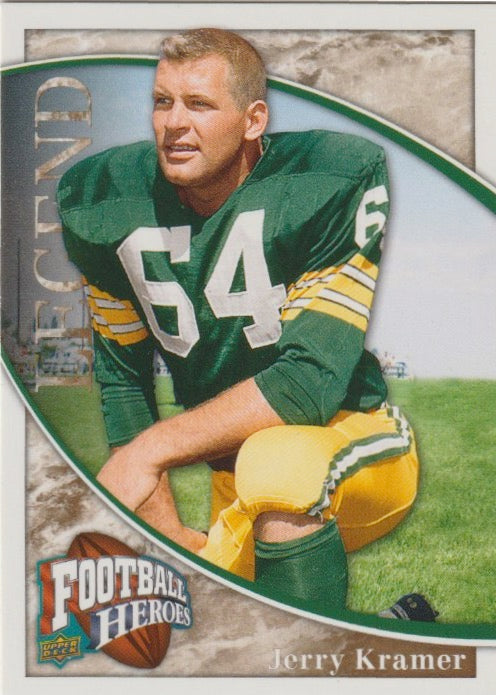 NFL 2009 Upper Deck Heroes - No 213 - Jerry Kramer