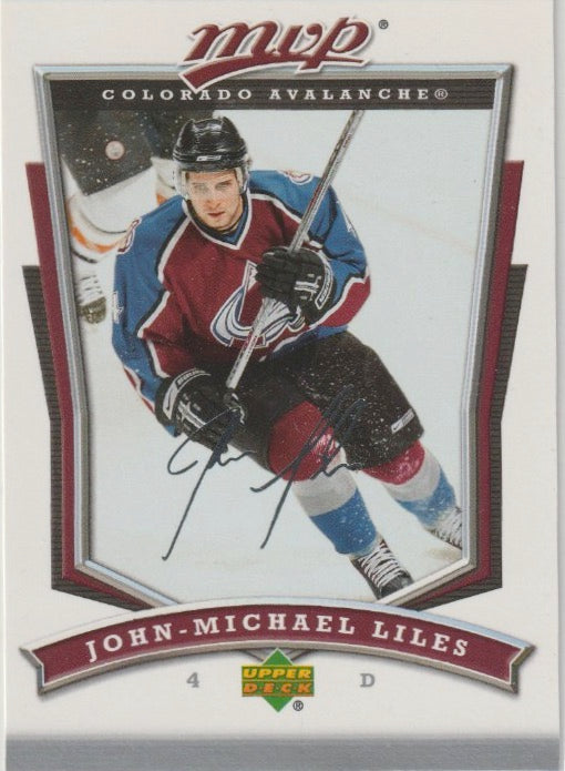 NHL 2007-08 Upper Deck MVP - No 9 - John-Michael Liles