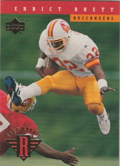 NFL 1994 Upper Deck - No 27 - Errict Rhett – Kuboth Cards