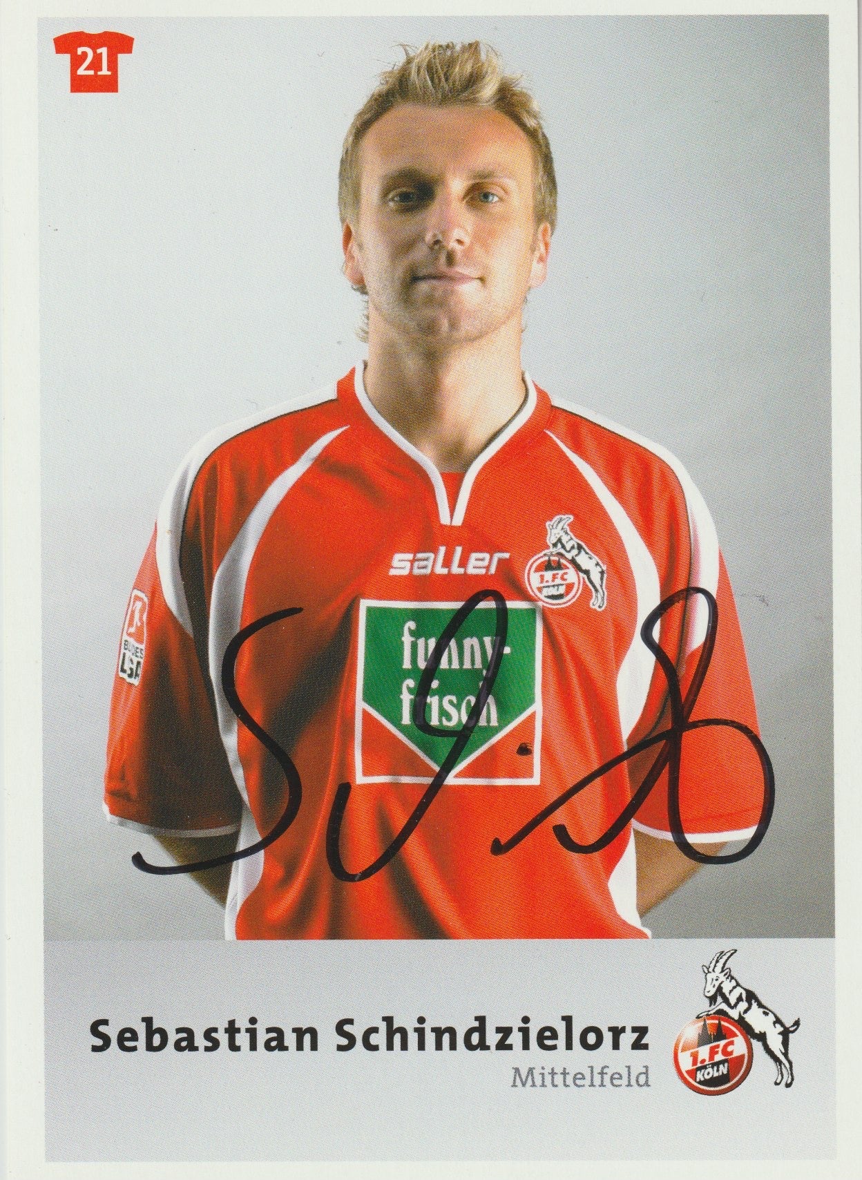 Fussball - Autogramm - Sebastian Schindzielorz