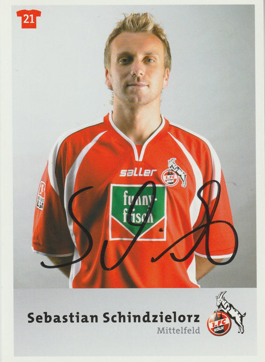 Fussball - Autogramm - Sebastian Schindzielorz