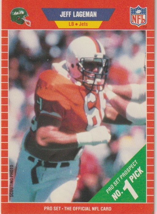 NFL 1989 ProSet - No 506 - Jeff Lagemann