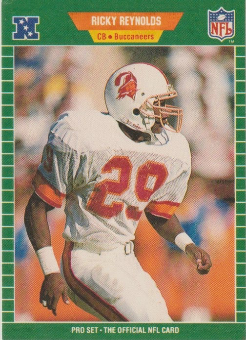 NFL 1989 ProSet - No 416 - Ricky Reynolds