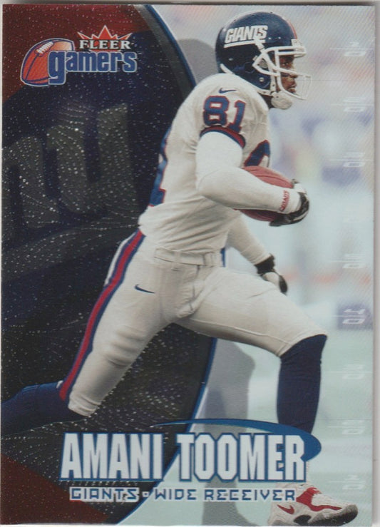NFL 2000 Fleer Gamers - No 93 - Amani Toomer