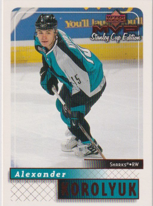 NHL 1999-00 Upper Deck MVP SC Edition - No 158 - Alexander Korolyuk