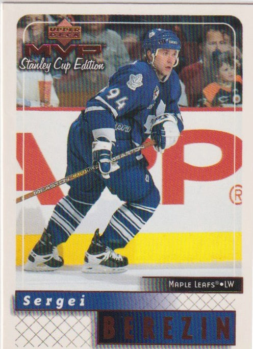 NHL 1999-00 Upper Deck MVP SC Edition - No 176 - Sergei Berezin