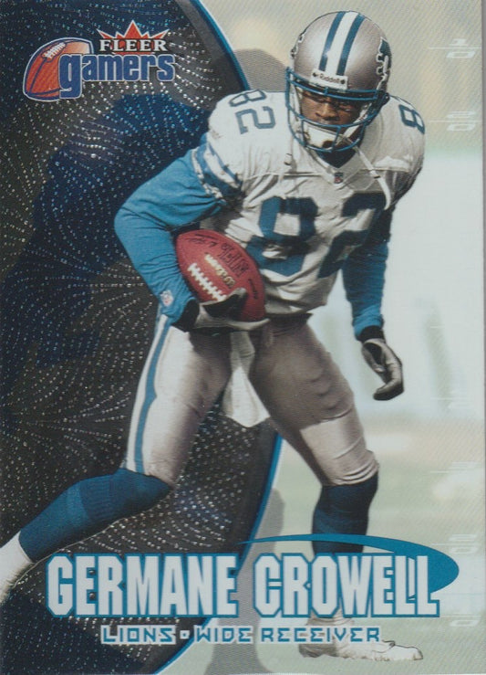 NFL 2000 Fleer Gamers - No 95 - Germane Crowell