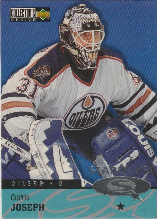 NHL 1997/98 Collector's Choice Star Quest - No SQ31 - Curtis Joseph