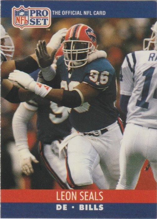NFL 1990 ProSet - No 442 - Leon Seals