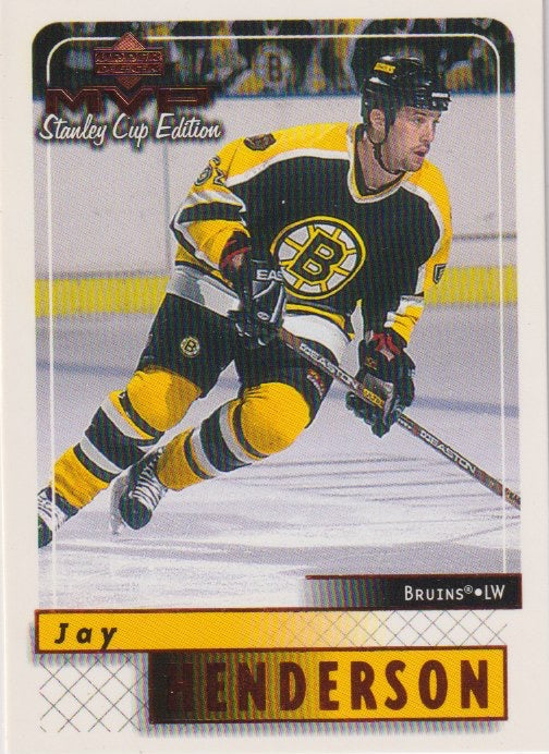 NHL 1999-00 Upper Deck MVP SC Edition - No 18 - Jay Henderson