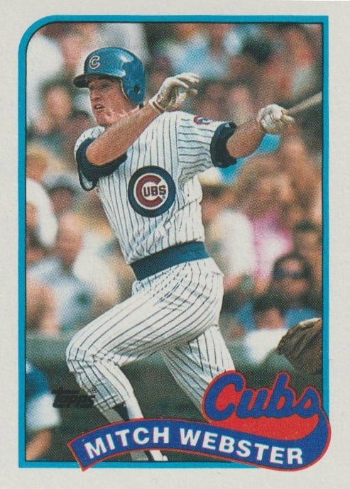 MLB 1989 Topps - No 69 - Mitch Webster
