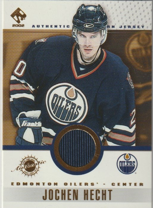 NHL 2001-02 Private Stock Game Gear - No 52 - Jochen Hecht