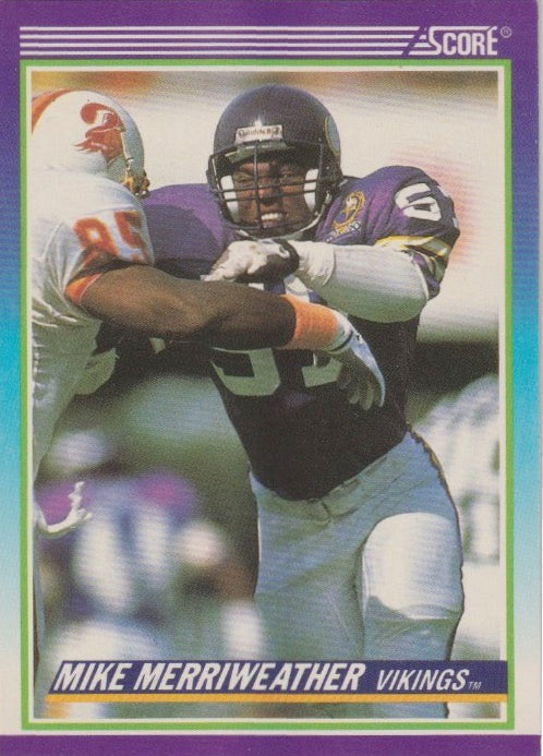 NFL 1990 Score - No 480 - Mike Merriweather