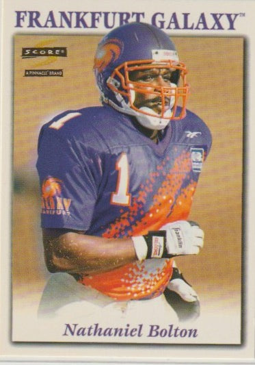 NFL 1996 Score WLAF World League of American Football - No 13 - Nathaniel Bolton