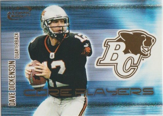 NFL 2003 Atomic CFL Core Players - No 1 - Dave Dickenson