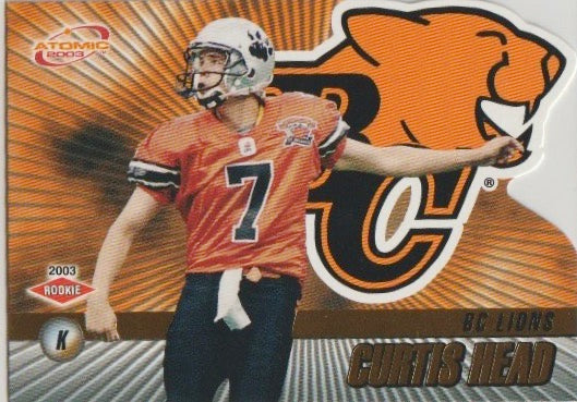 NFL 2003 Atomic CFL Gold - No 7 - Curtis Head