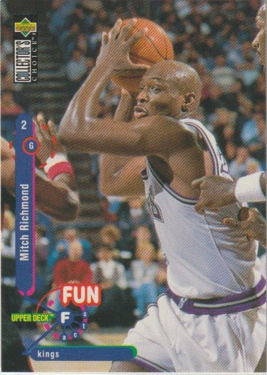 NBA 1995-96 Collector's Choice International German I - No 188 - Mitch Richmond