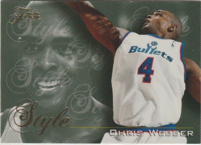 NBA 1995-96 Flair - No 248 - Chris Webber