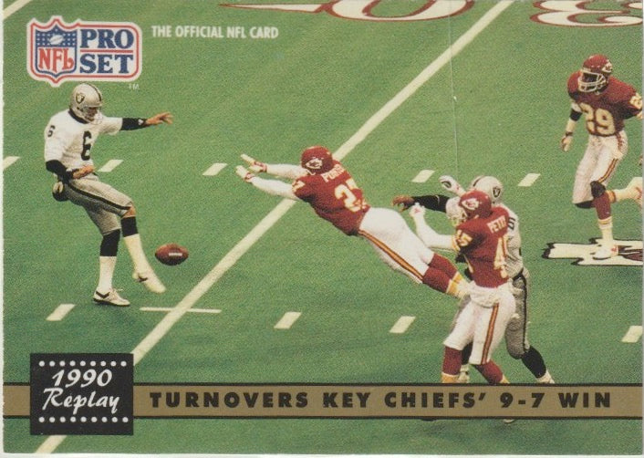 NFL 1991 ProSet - No 331 - Kansas City Defense