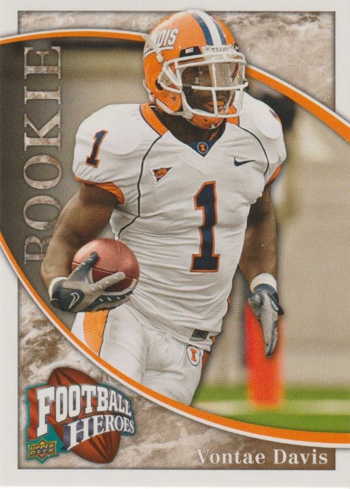 NFL 2009 Upper Deck Heroes - No 171 - Vontae Davis