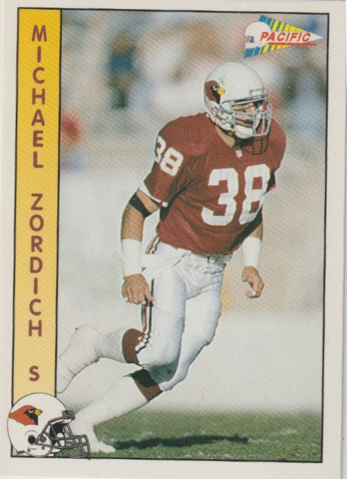 NFL 1992 Pacific - No 579 - Michael Zordich