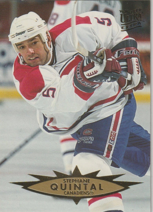 NHL 1995 / 96 Ultra - No 257 - Stephane Quintal
