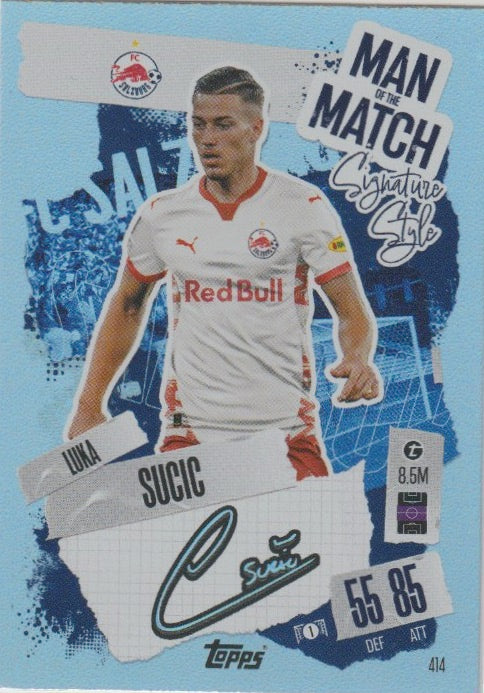 Soccer 2024-25 Match Attax UEFA Champions League - No 414 - Luka Sucic