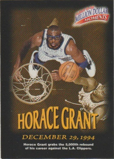 NBA 1997-98 Fleer Million Dollar Moments - No 35 - Horace Grant