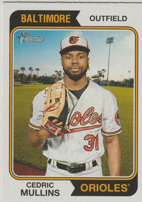 MLB 2023 Topps Heritage - No 356 - Cedric Mullins