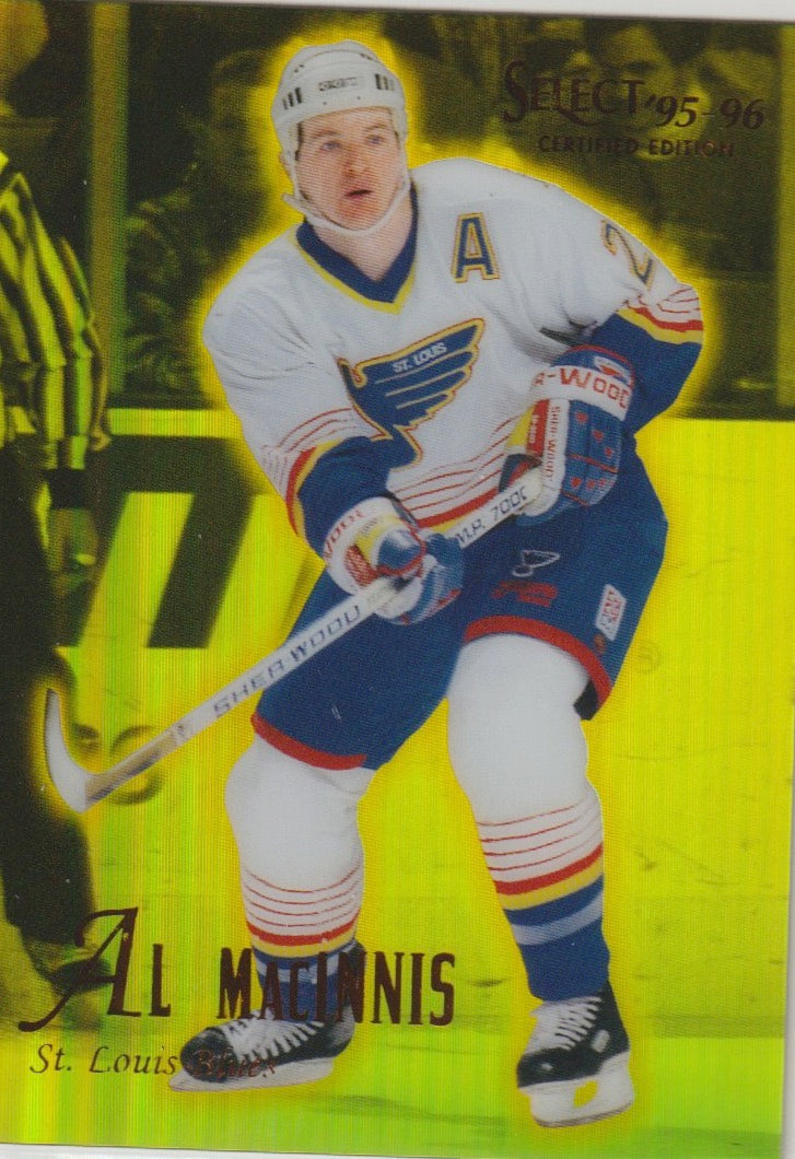 NHL 1995 / 96 Select Certified Mirror Gold - No 72 - Al MacInnis