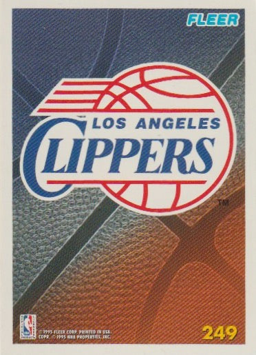 NBA 1994-95 Fleer European - No 249 - Team Logo Los Angeles Clippers