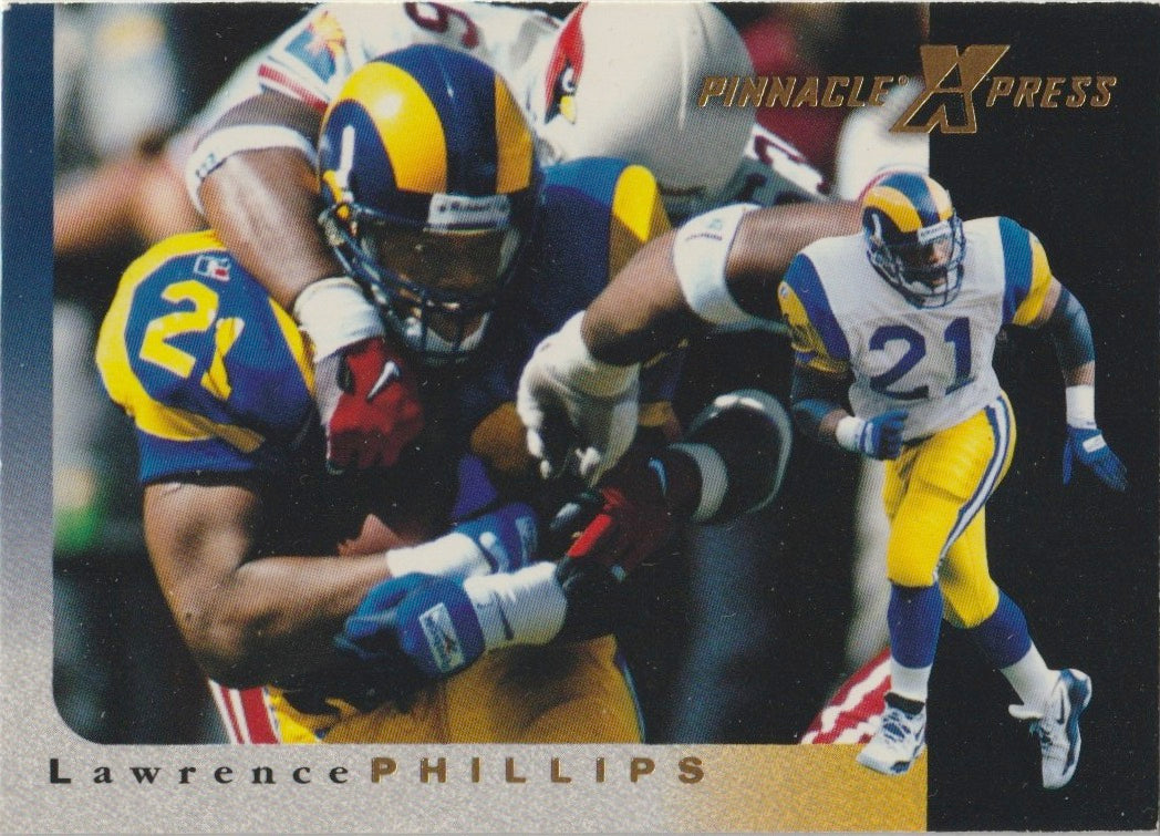 NFL 1997 Pinnacle X-Press - No 25 - Lawrence Phillips