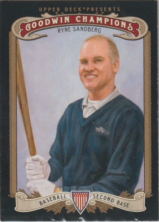 MLB 2012 Upper Deck Goodwin Champions - No 101 - Ryne Sandberg