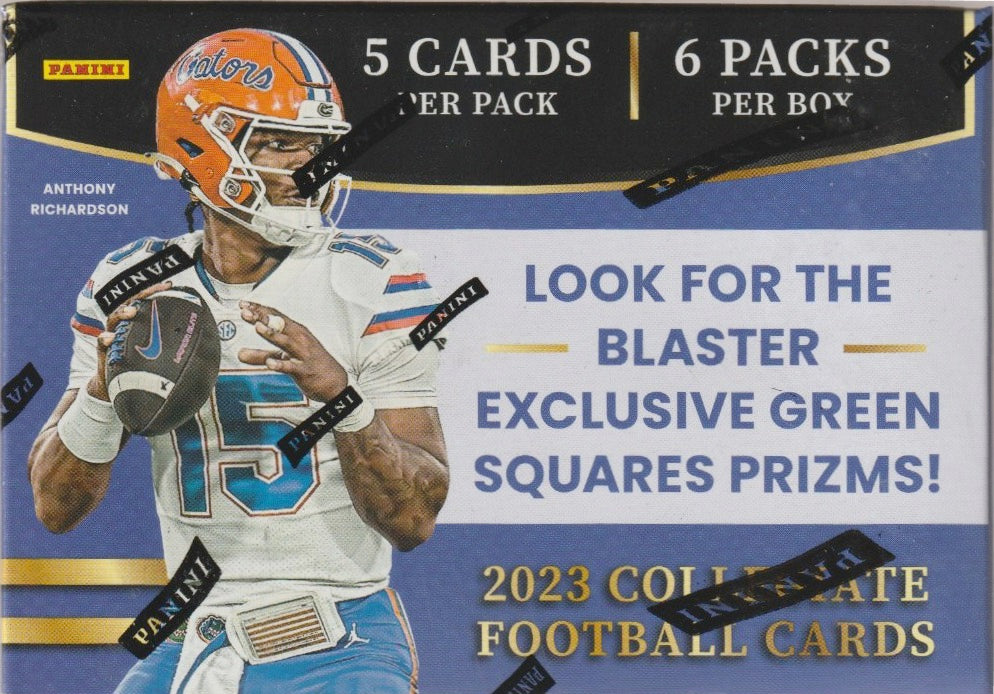 NFL 2023 Panini Select Draft Picks Hobby Blaster Box - Green Squares