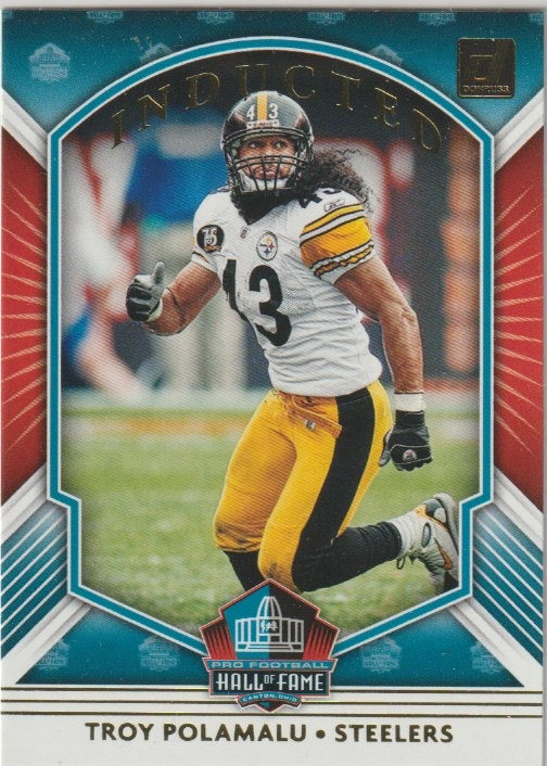 NFL 2020 Donruss Inducted Hall of Fame - No I-TC - Troy Polamalu