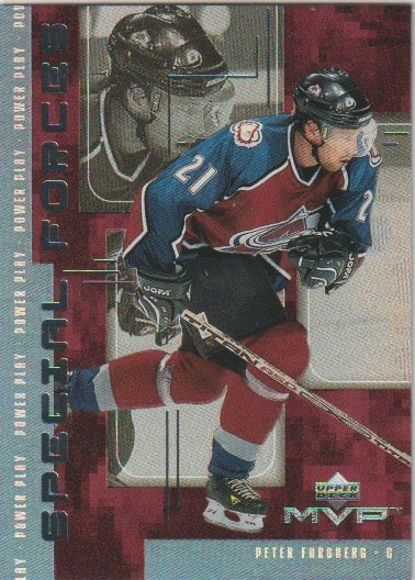 NHL 1998-99 Upper Deck MVP Special Forces - No F14 - Peter Forsberg