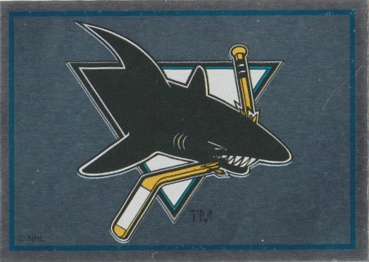 NHL 1995-96 Panini Stickers - No 284 - Logo San Jose Sharks